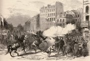 Le 18 mars 1871, place Pigalle, la garde nationale affronte, pour la première fois, les soldats versaillais qui tentaient de voler les canons de la butte Montmartre. Le même jour, les généraux Lecomte et Clément-Thomas sont arrêtés et fusillés.