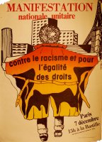Affiche de la Marche contre le racisme (novembre 1983) - JPEG - 1 Mo - 1500×2084 px