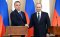 Rencontre entre le président russe Vladimir Poutine et le Premier ministre hongrois Viktor Orbán le 17 février 2016.